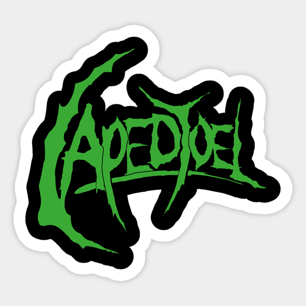 Caped Joel (90s Venom Inspired) Sticker by CapedJoel